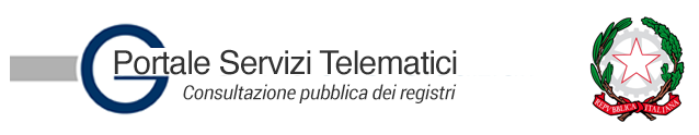 Portale servizi telematici. Consultazione pubblica dei registri